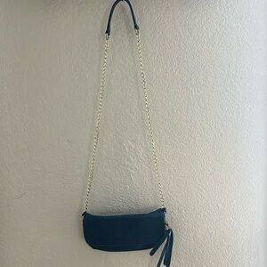 Blue crossbody bag
